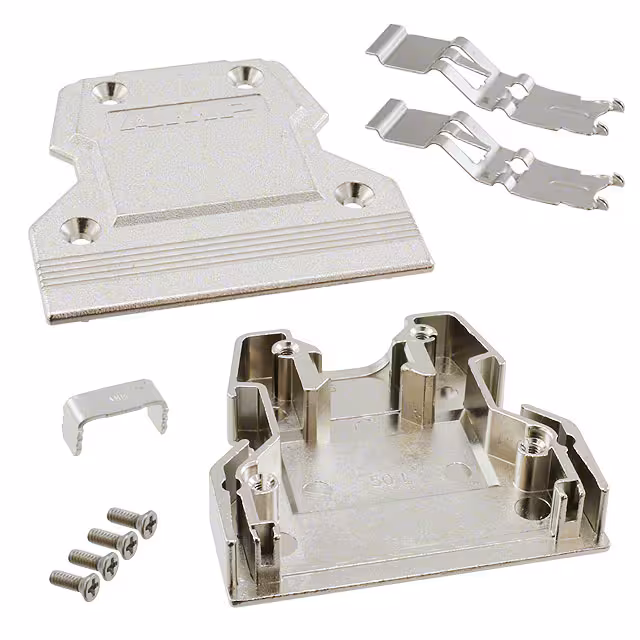 749889-3 TE Connectivity AMP Connectors  Capots de connecteurs D-Sub en forme de D